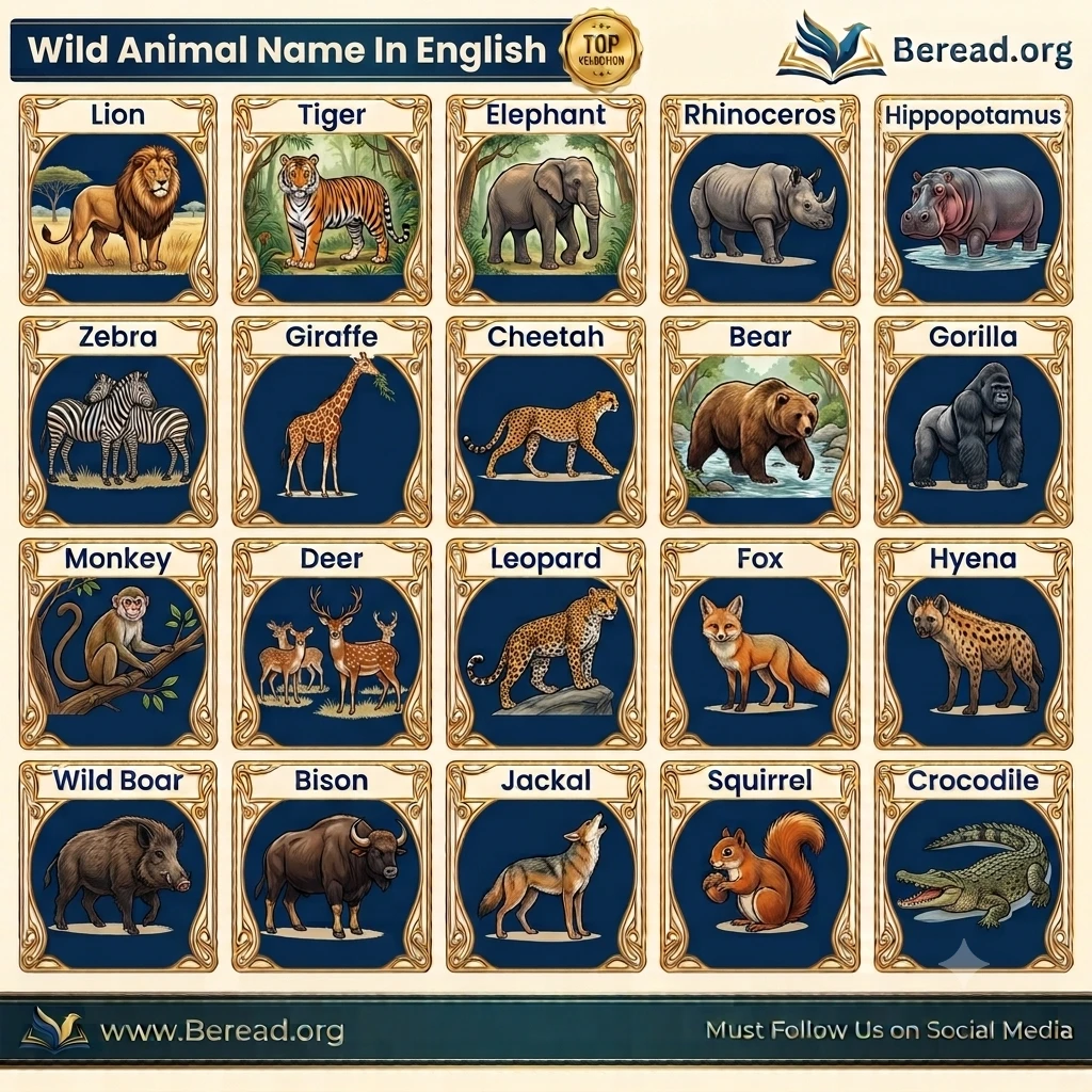 Wild Animal Names